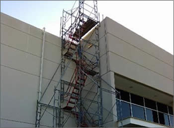 Dallas TX Stair Tower Scaffolding